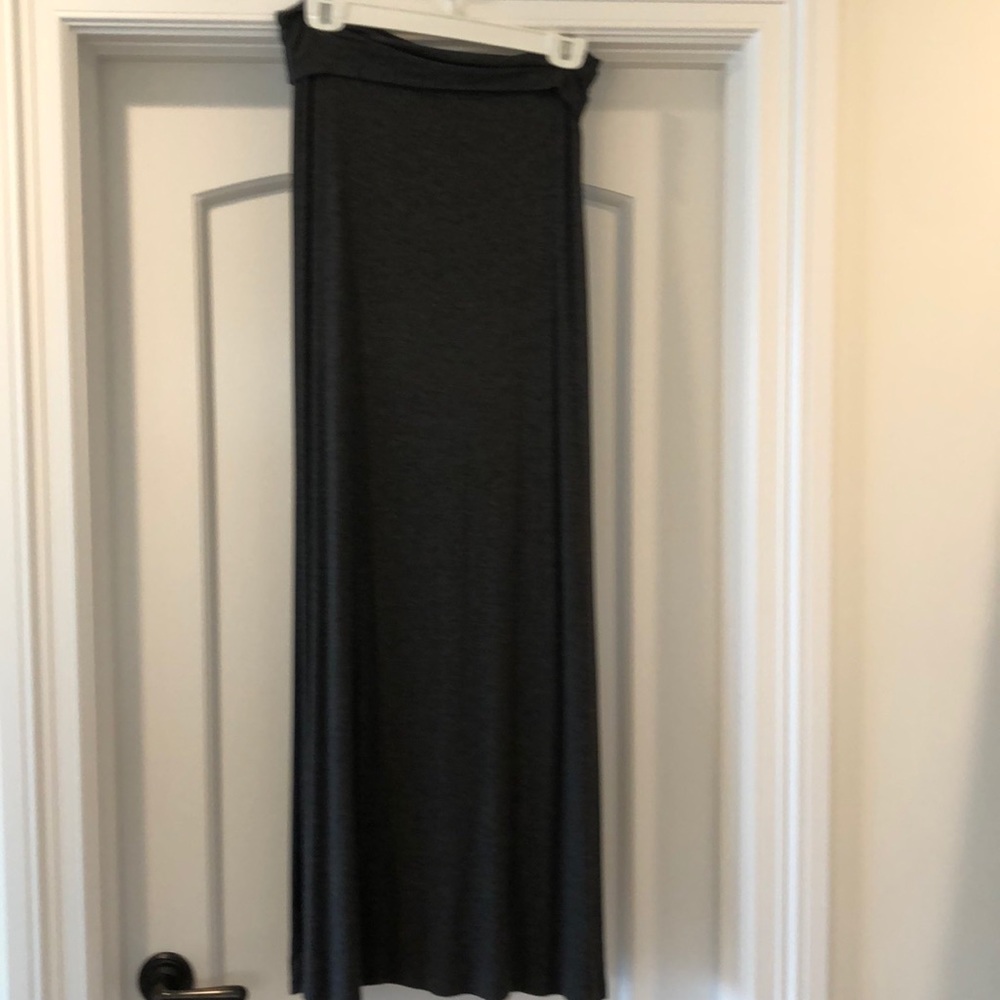 HARD TAIL Sz S, DKNY gray soft cotton skirt